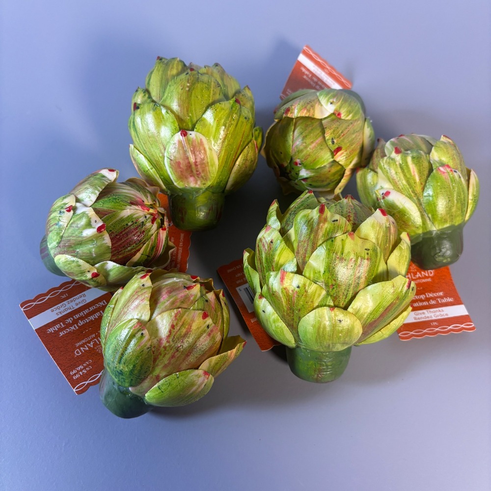 Ashland Fall Artichoke Tabletop Decor Thanksgiving Centerpiece Set‎ of 6